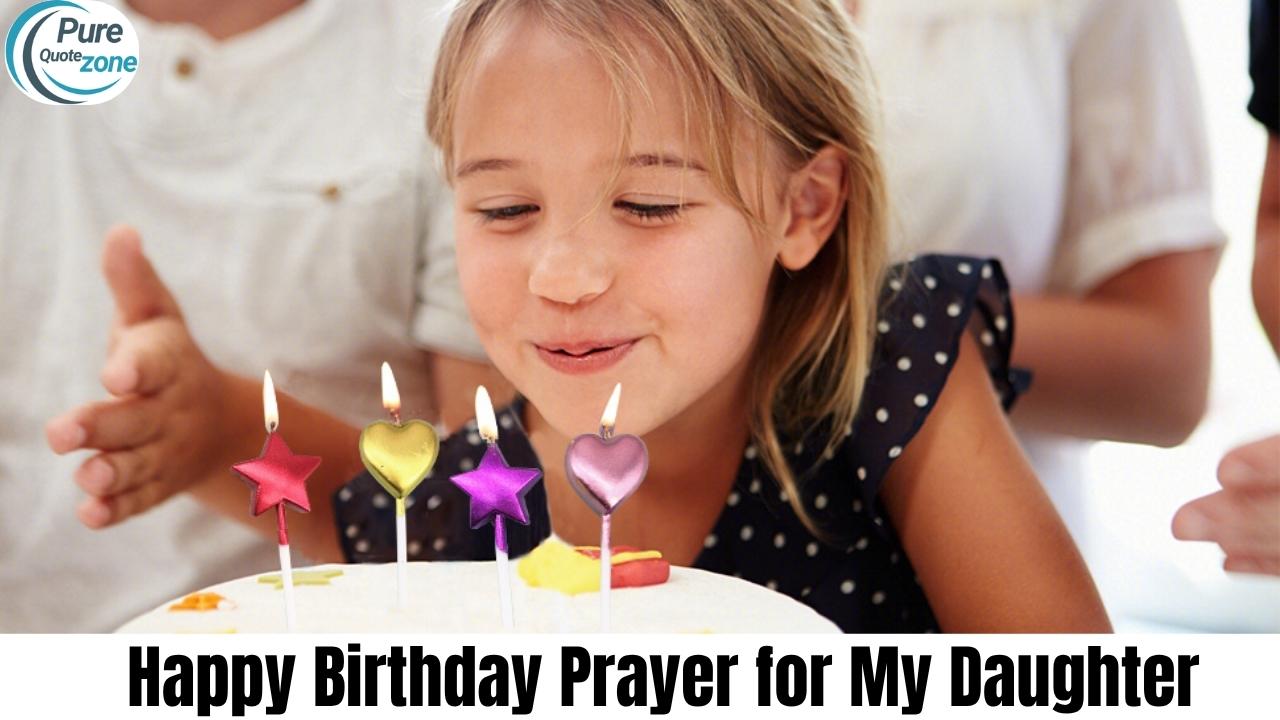 Happy Birthday Prayer for My Daughter