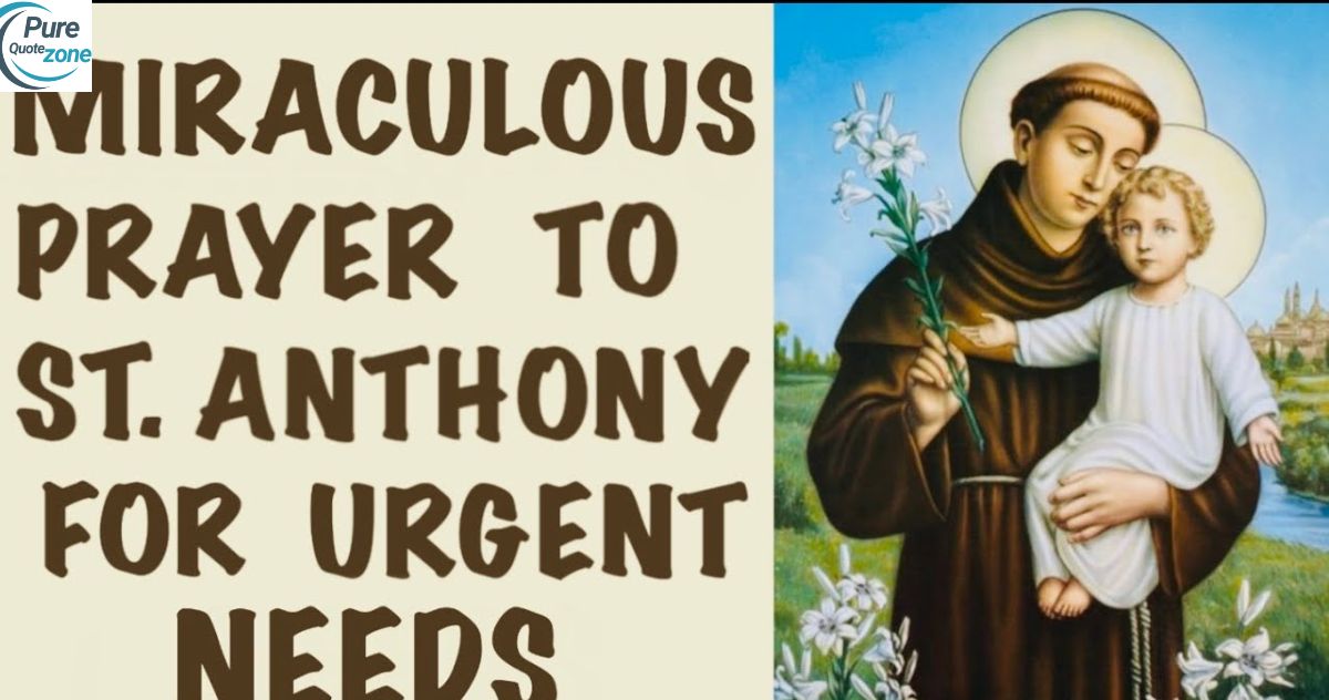 Powerful St. Anthony Prayers for Miracles